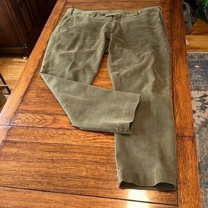 Polo Ralph Lauren Olive Green twill pants size 40×30